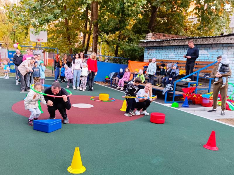 Спортивное развлечение в группах № 1 и 2