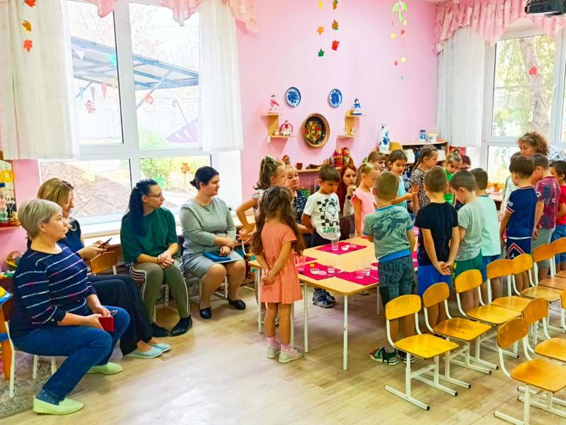 Открытое занятие в группе № 2