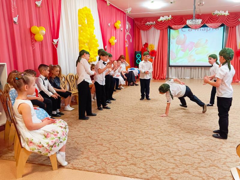 Праздник к 8 марта в группе № 12