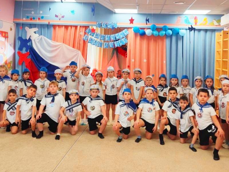 Спортивное развлечение к 23 февраля в группе № 3