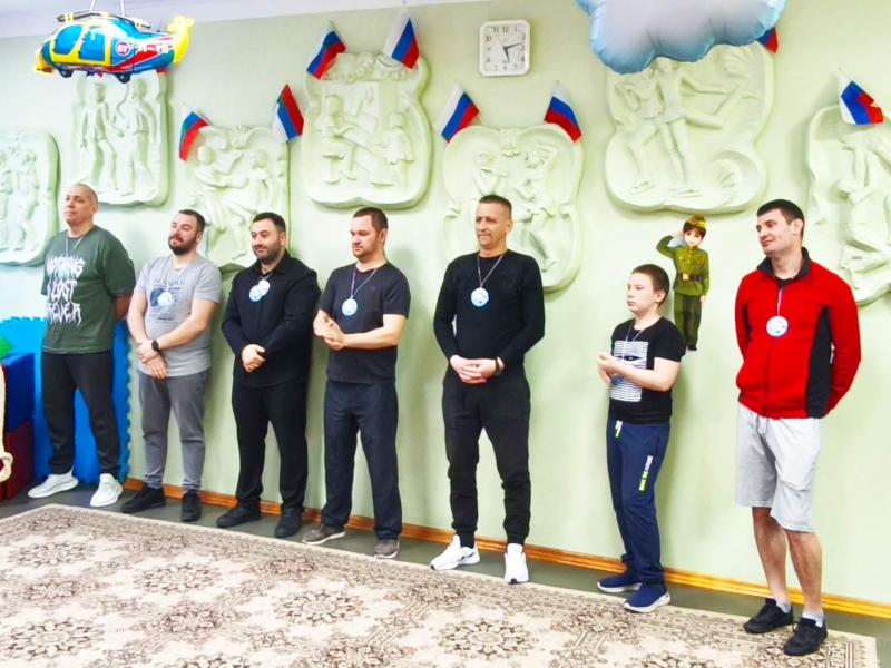 Спортивное развлечение к 23 февраля в группах № 1 и 2